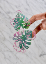 Load image into Gallery viewer, She Fights Monstera - Transparent Sticker