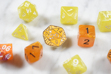 Load image into Gallery viewer, Citrine D20 - Hard Enamel Pin