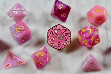 Load image into Gallery viewer, Morganite D20 - Hard Enamel Pin