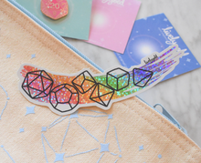 Load image into Gallery viewer, Rainbow Pride - Sparkle Dice Sticker