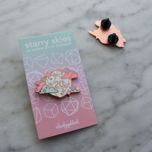 Load image into Gallery viewer, Starry Skies D20 Hard Enamel Pin
