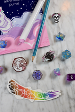 Load image into Gallery viewer, Topaz D20 - Hard Enamel Pin