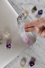 Load image into Gallery viewer, Ace Pride - Transparent Dice Sticker
