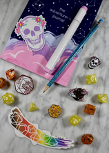 Load image into Gallery viewer, Citrine D20 - Hard Enamel Pin
