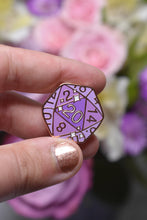 Load image into Gallery viewer, Amethyst D20 - Hard Enamel Pin
