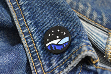 Load image into Gallery viewer, Night in the Blue Ridge Mountains - Soft Enamel Pin
