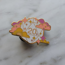 Load image into Gallery viewer, Dawn D20 Hard Enamel Pin

