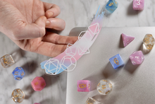 Load image into Gallery viewer, Trans Pride - Transparent Dice Sticker
